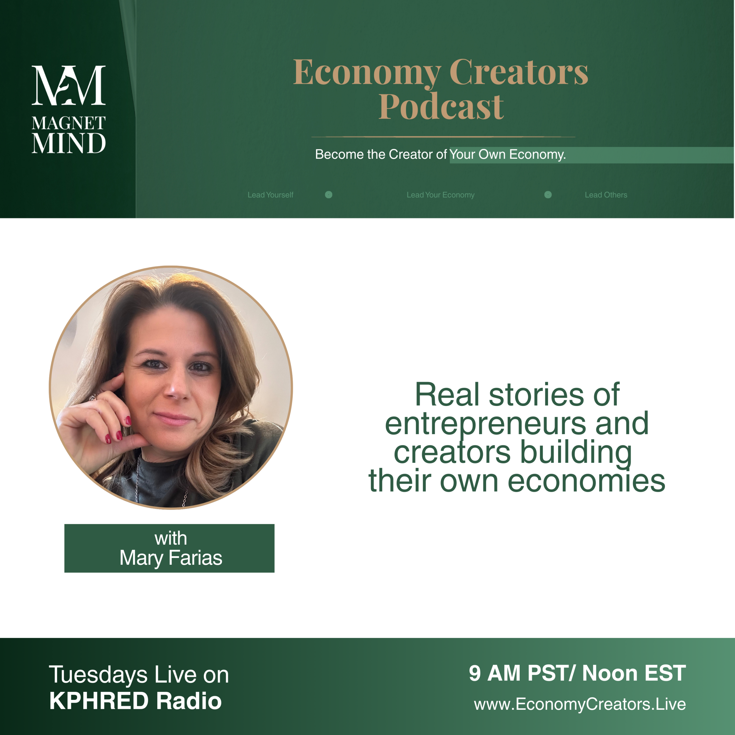 Economy Creators with Mary Farias on KPHRED Radio